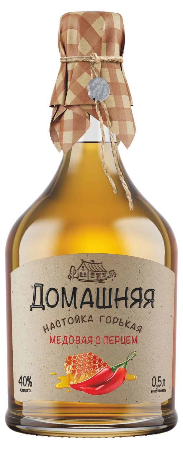 Настойка Домашняя Медовая с перцем Россия, 0,5 л
