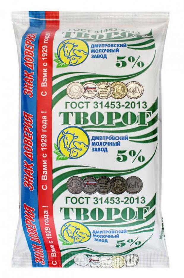 

Творог «Дмитровский МЗ» 5%, 180 г