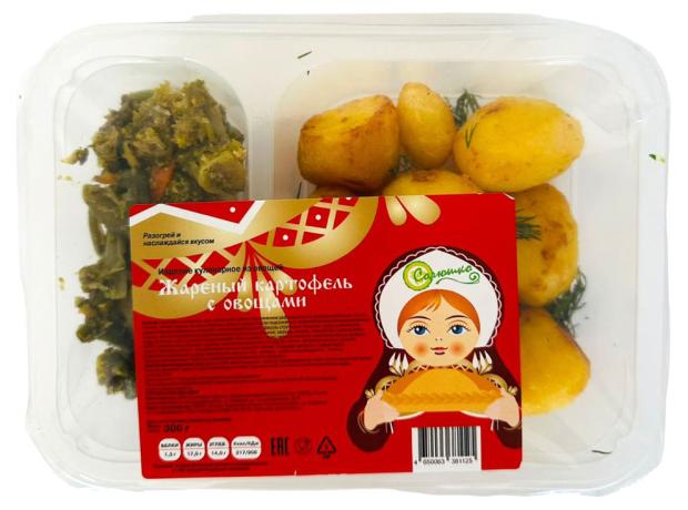 

Картофель жареный Солюшко с овощами, 300 г
