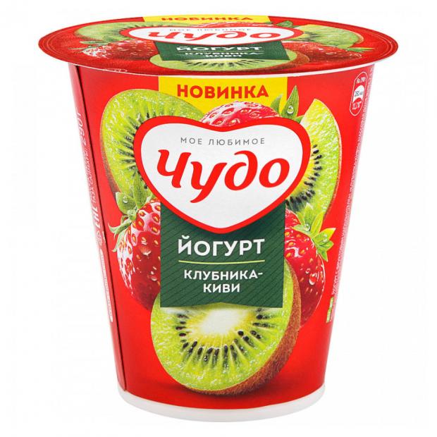 

Йогурт «Чудо» клубника киви 2,5%, 290 г