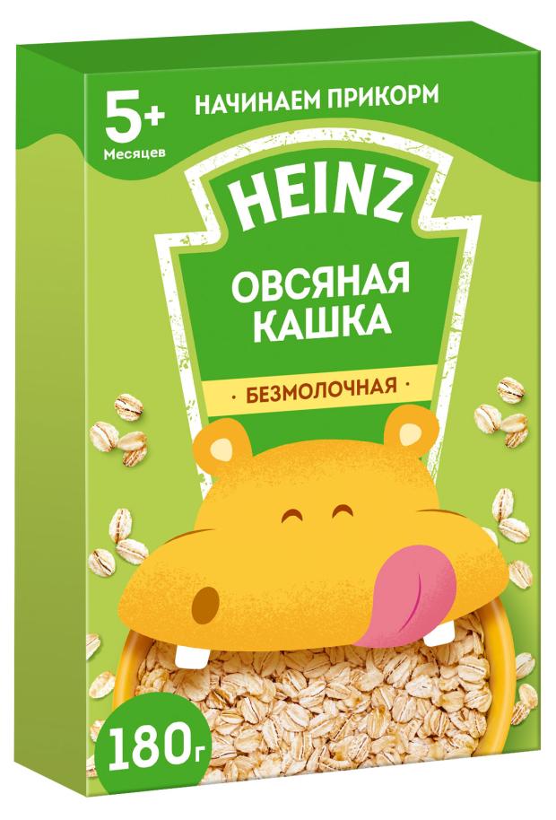 Каша безмолочная Heinz овсяная низкоаллергенная от 5 мес., 180 г