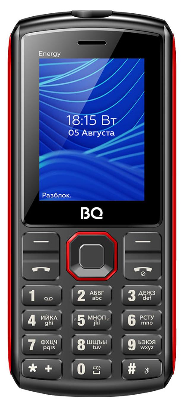 

Мобильный телефон BQ Energy 2452 черно-красный 2.4"