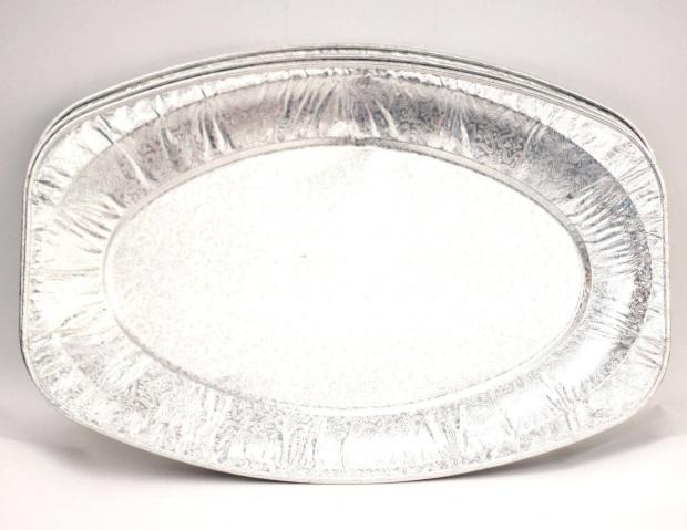 

Набор одноразовых подносов Vitto алюминиевые 42,5х28,6 см, 3 шт