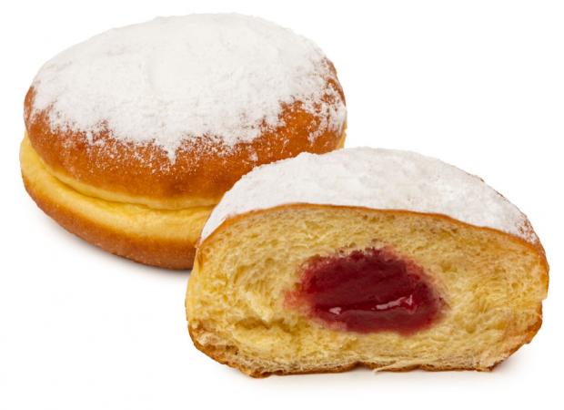 

Пончик АШАН с клубничной начинкой, 60 г