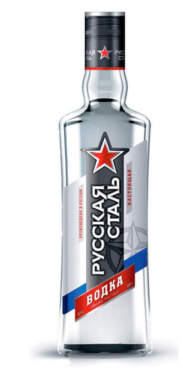Водка Русская Сталь Настоящая Россия, 0,5 л