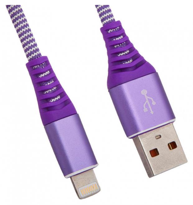 

USB кабель Liberty Project для Apple 8 pin Носки фиолетовый