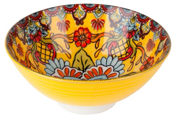 

Салатник Nouvelle Home Arabesque желтый, d 21 см