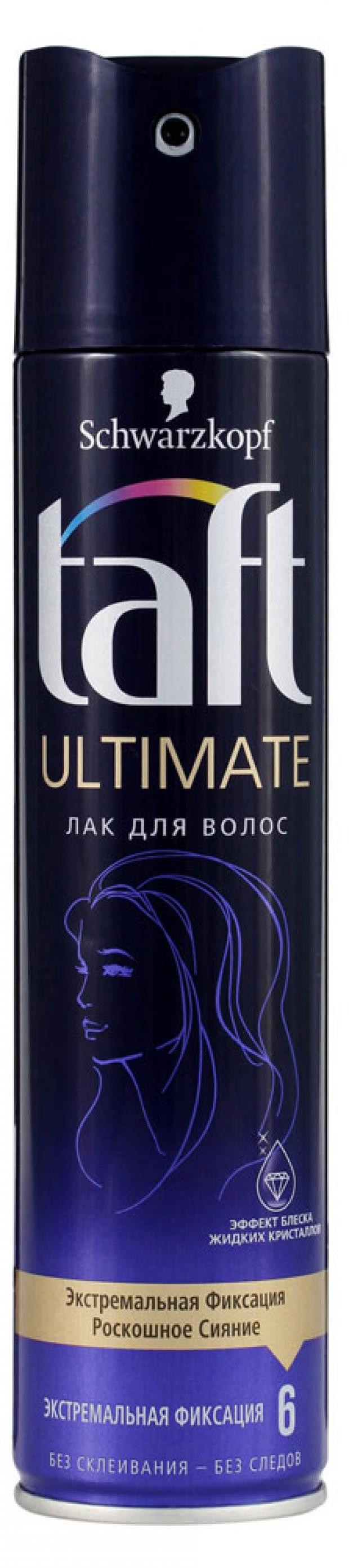 Лак для волос Taft Ultimate экстремальная фиксация, 225 мл