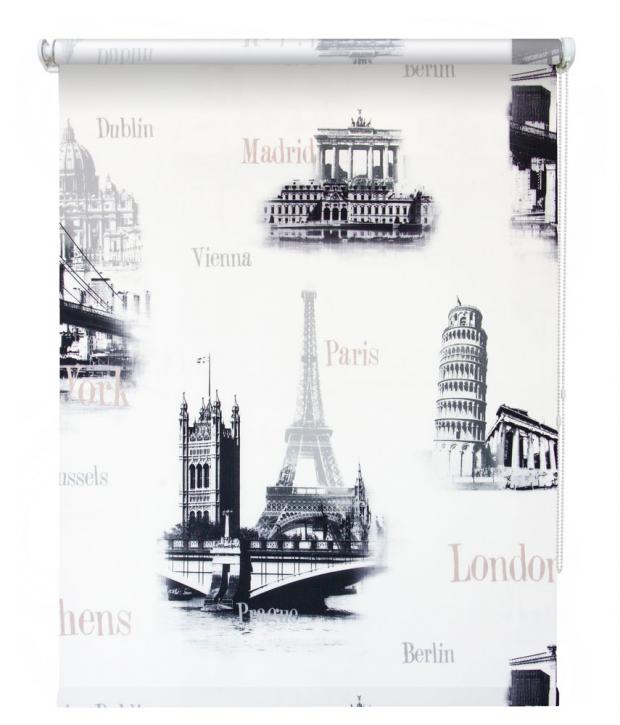 

Штора рулонная УЮТ Глобал серая, 100х175 см