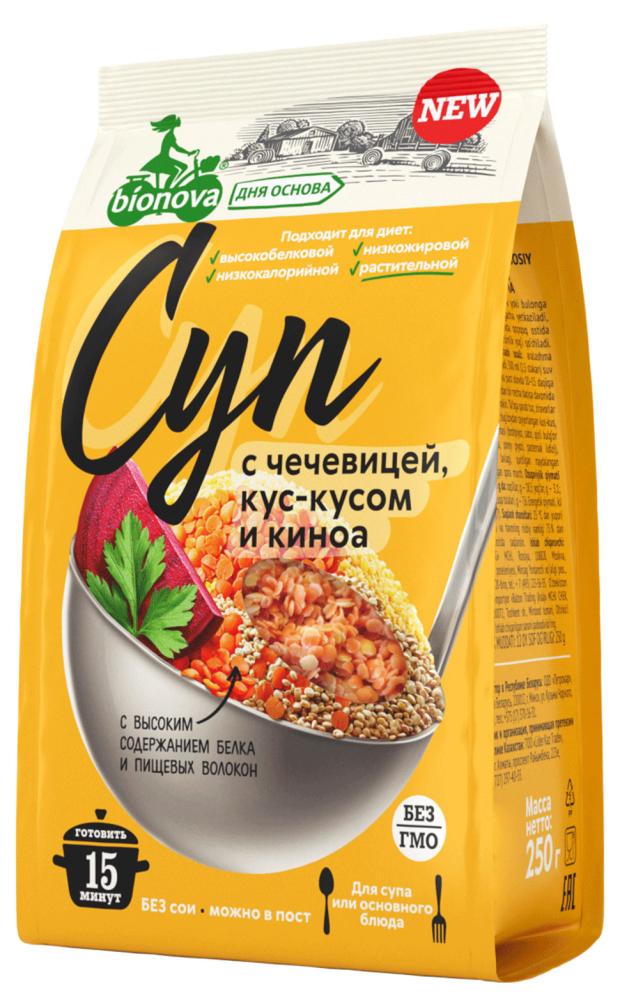 

Суп Bionova с кус-кусом и киноа, 250 г