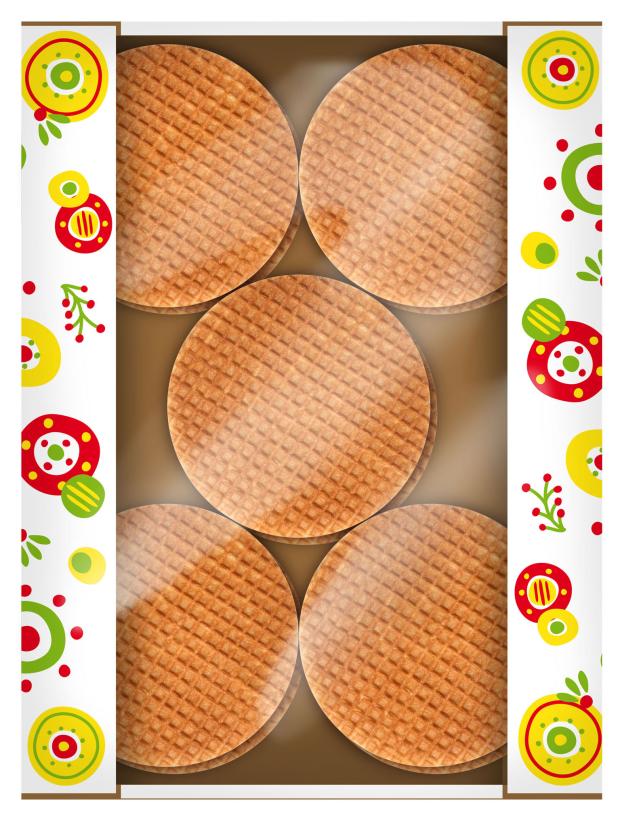 

Вафли Дымка Голландские с вареной сгущенкой, 770 г