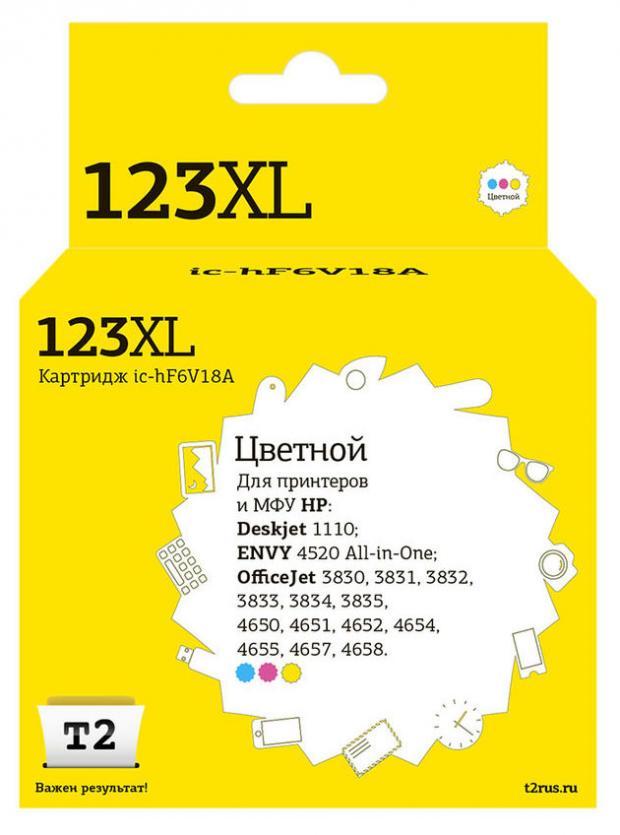 

Картридж T2 IC-HF6V18A 123XL