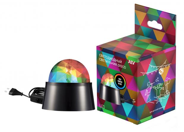 Светильник светодиодный Rev RGB DISCO 3 Вт