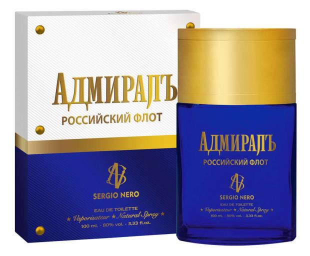 

Вода туалетная мужская Sergio Nero Адмиралъ российский флот, 100 мл