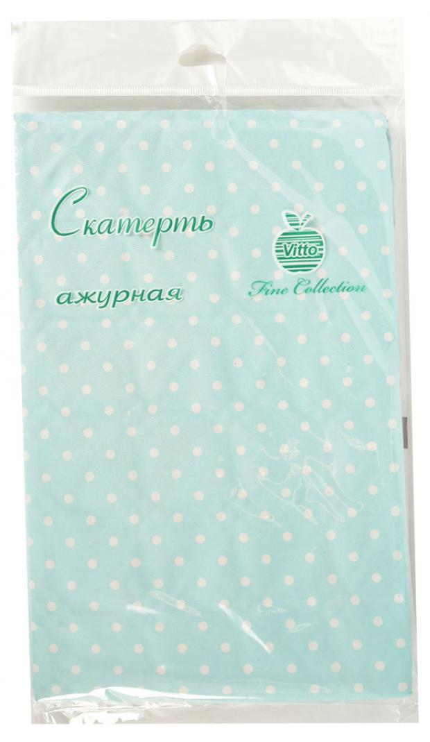 

Скатерть одноразовая Vitto бумага голубая, 140х180 см
