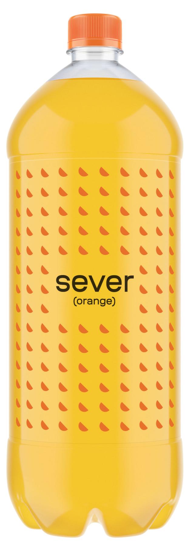 Напиток газированный Sever Orange, 2 л напиток газированный sever cola zero sugar 2 л