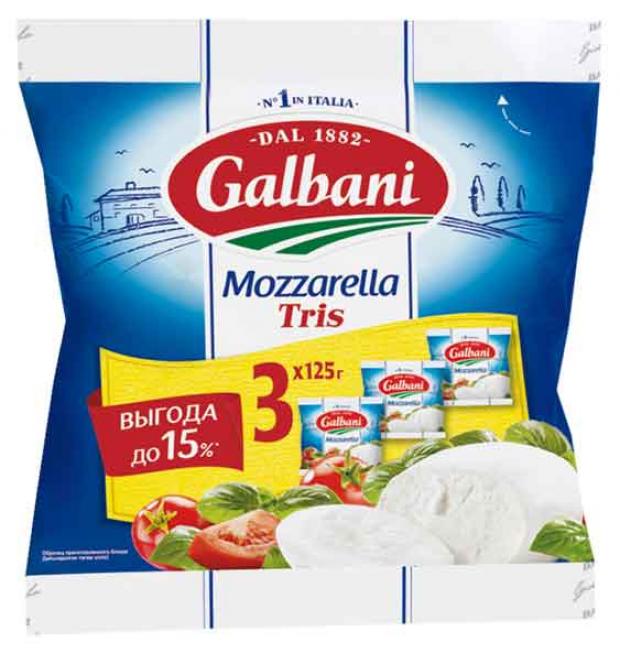 

Сыр рассольный Galbani Моцарелла Трио 45% БЗМЖ, 375 г