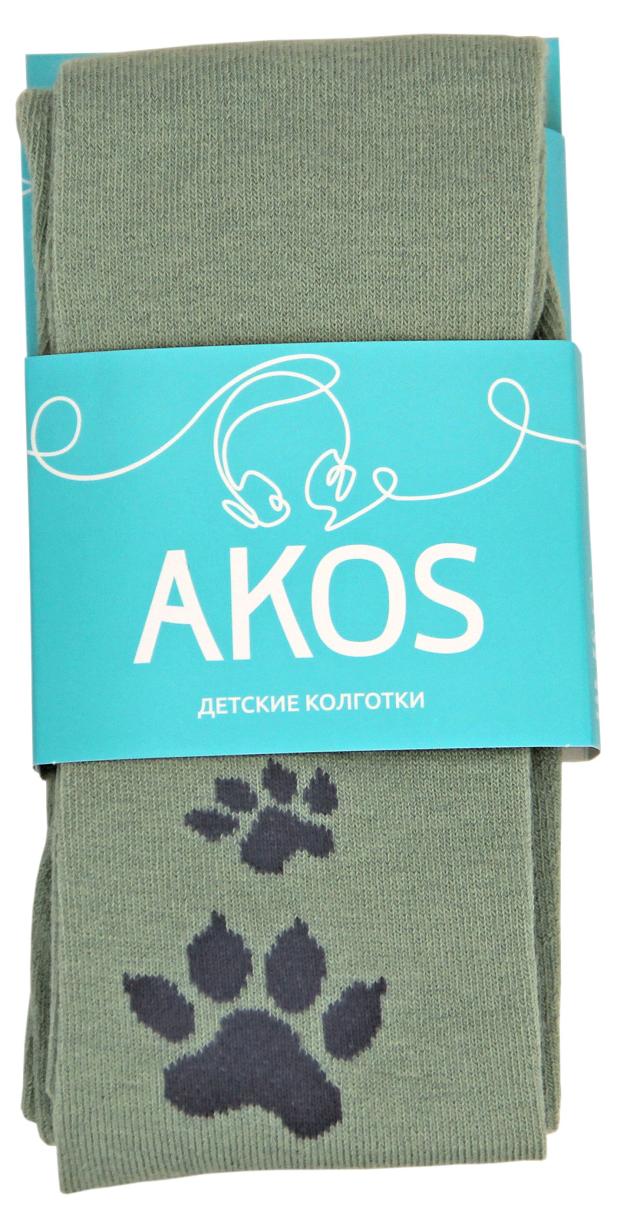 

Колготки детские AKOS хаки, размер 110-116