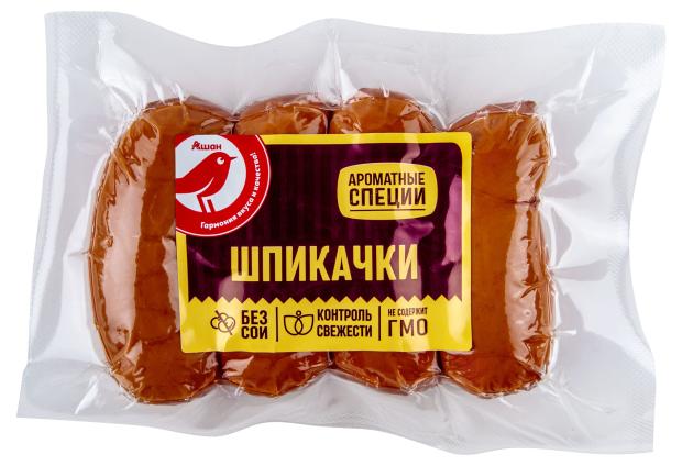 Шпикачки АШАН Красная птица, 400 г