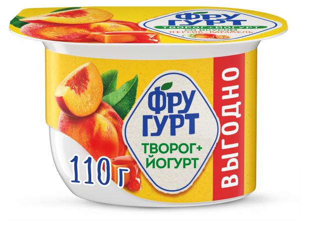 

Продукт творожный Фругурт с йогуртом со вкусом персик-карамель 4,5%, 110 г