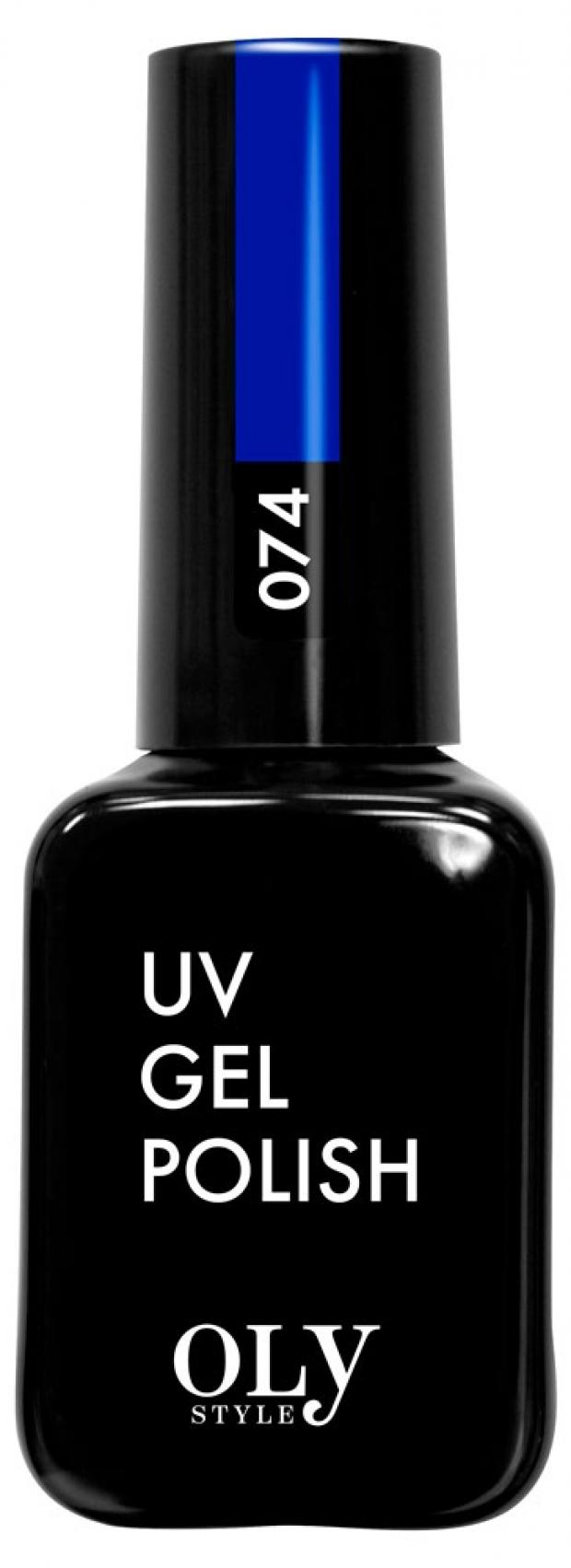

Гель-лак для ногтей UV Olystyle OLS-GL синий тон 074, 10 мл