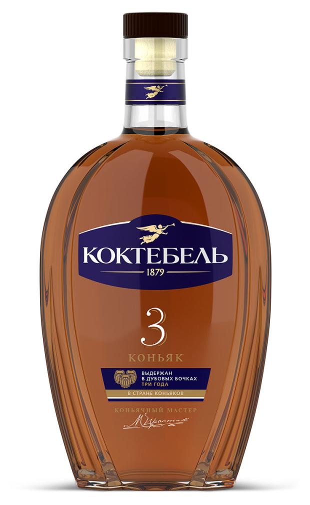 Коньяк Коктебель 3 года Россия, 0,5 л