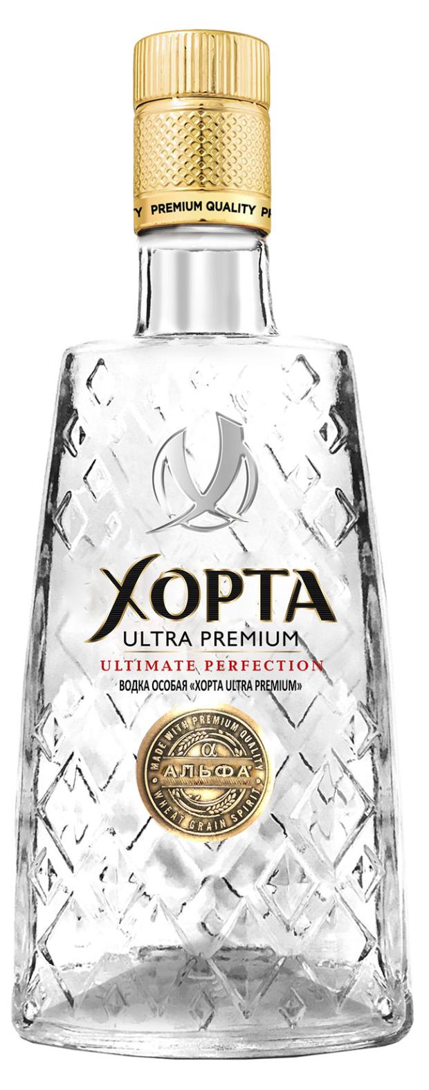 Водка Хорта Ultra Premium Россия, 0,5 л водка хорта premium серебряная прохлада россия 1 л