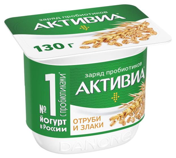 

Йогурт Активиа отруби злаки 2,9 % БЗМЖ, 130 г
