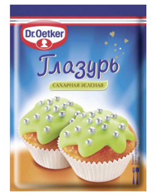 

Глазурь Dr.Oetker сахарная зеленая, 100 г