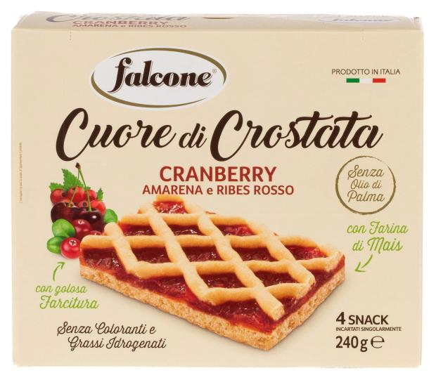 

Пирог-кростата falcone с ягодным джемом, 240 г