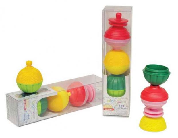 

Игрушка развивающая Lalaboom бусы в тубе