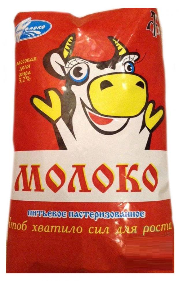 Молоко пастеризованное Тюменьмолоко Классическое 3,2%, 900 мл