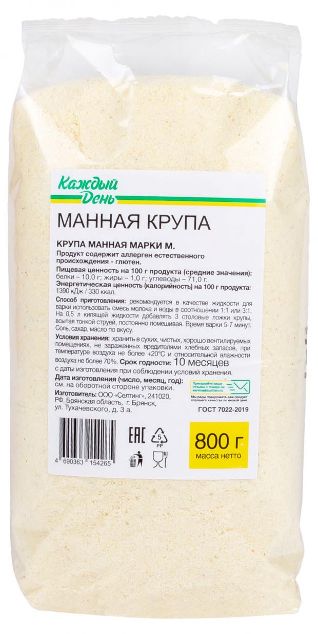 Крупа манная Каждый день, 800 г