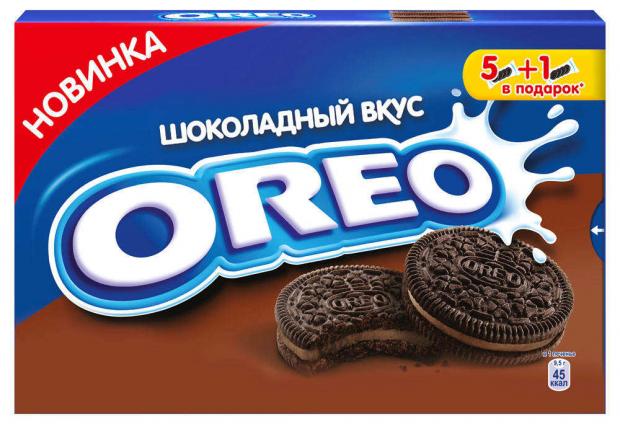 

Печенье OREO с какао и вкусом шоколада, 228 г