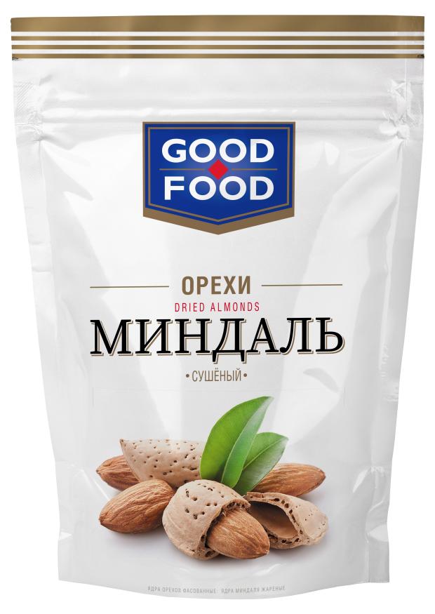 Миндаль GOOD-FOOD сушеный, 130 г