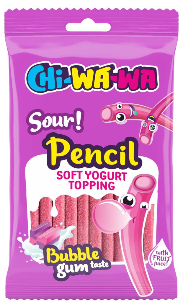 Мармелад жевательный CHI-WA-WA карандаш бабл-гам, 80 г