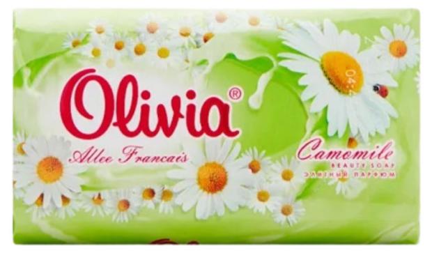 цена Мыло твердое Olivia Aallee Francais с ароматом ромашки, 90 г