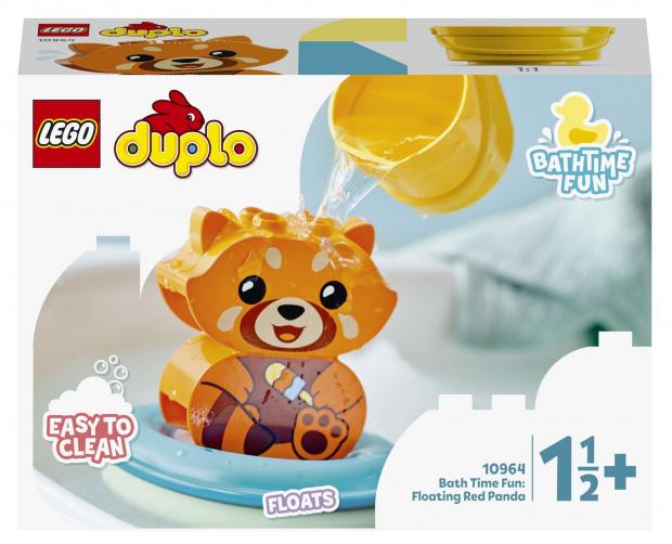 Конструктор LEGO DUPLO Красная панда на плоту
