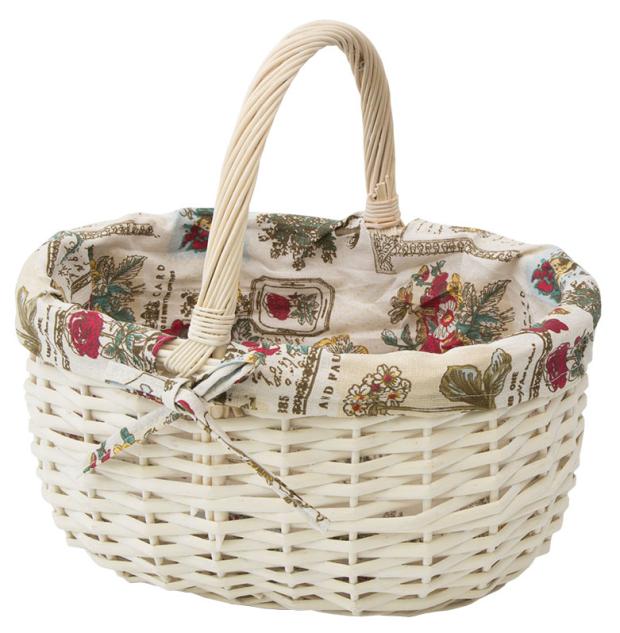 

Корзина с ручкой Natural House Кузовок, D40 28х34 см