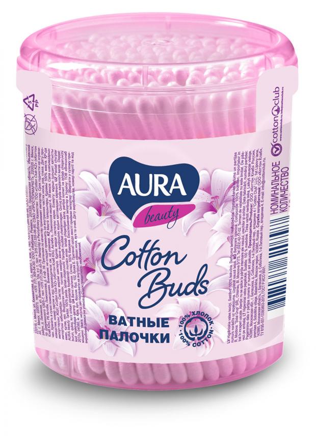 

Ватные палочки Aura Beauty стакан, 100 шт