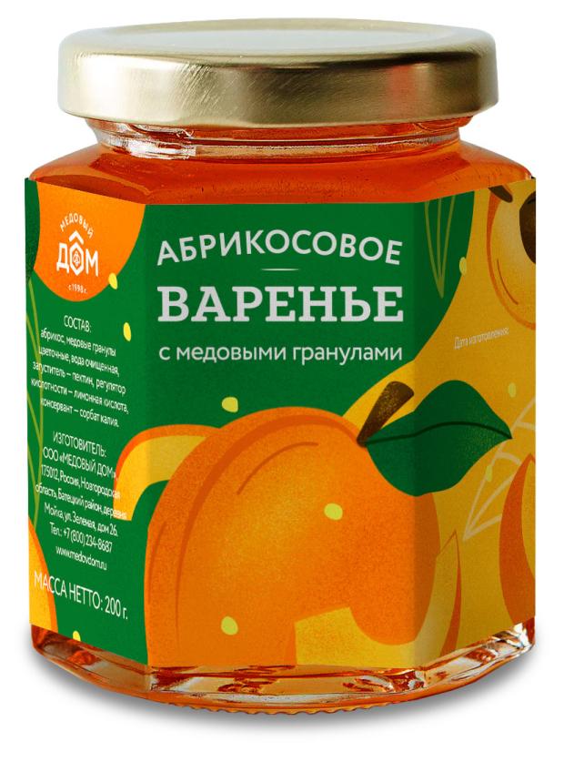 Варенье Медовый дом абрикосовое, 200 г