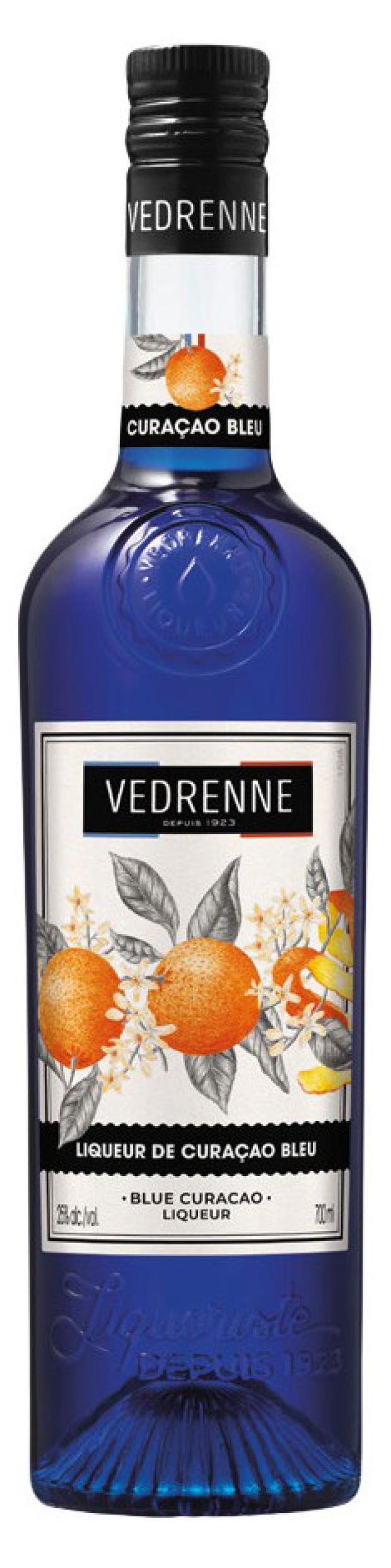 Ликер Vedrenne Blue Curacao Франция, 0,7 л ликер niva distillery десертный blue curacao 25% россия 0 75 л