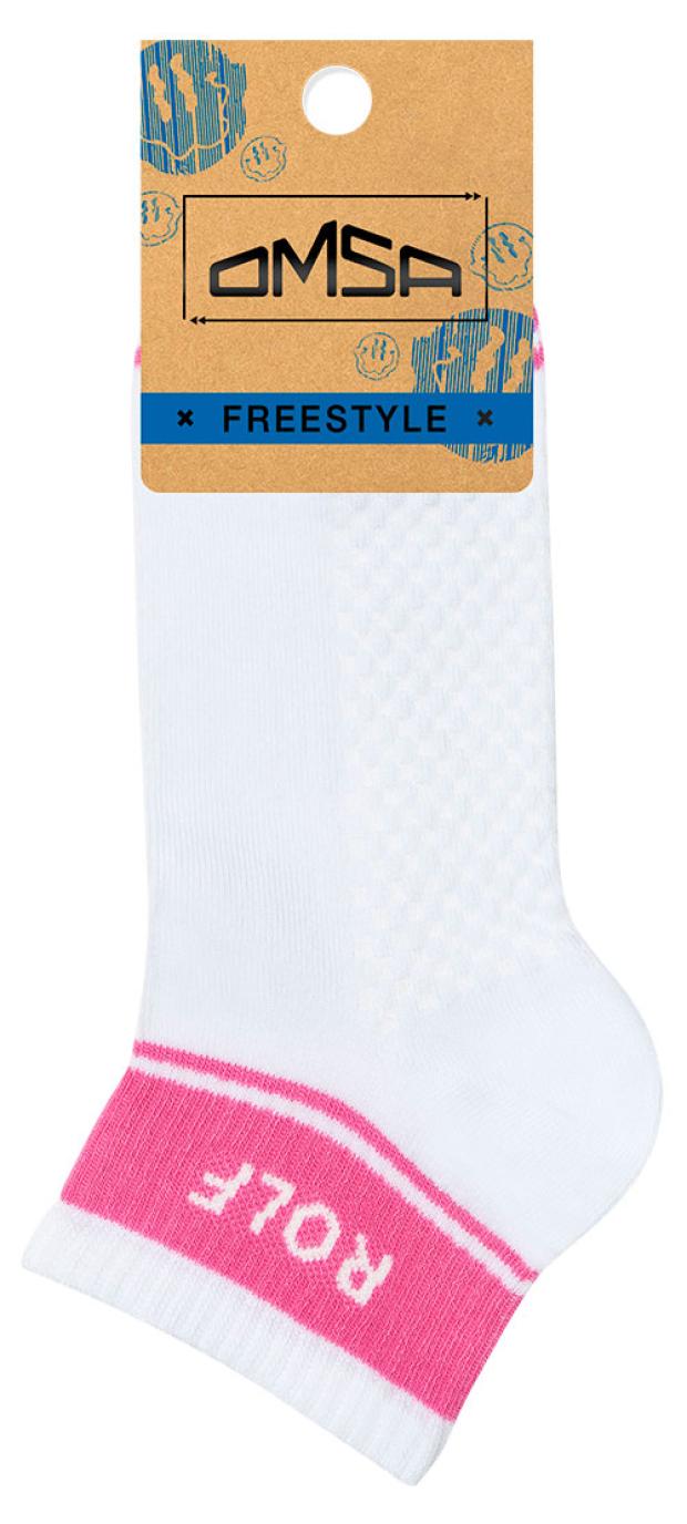 

Носки женские Omsa Freestyle 619 Bianco-rosa, р 39-41