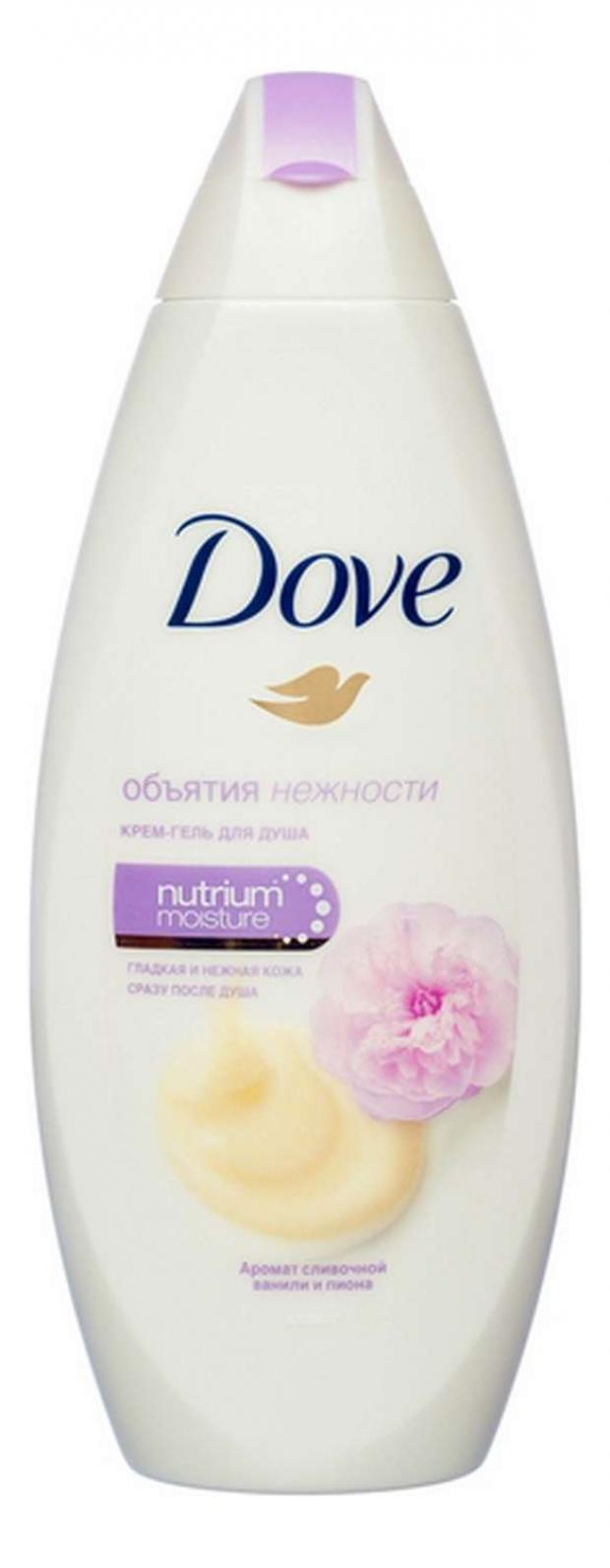 Гель для душа Dove Сливочная ваниль и пион, 250 мл