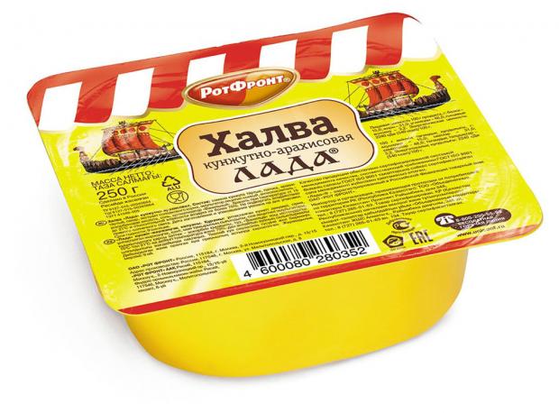 

Халва «РотФронт» Лада кунжутно-арахисовая, 250 г