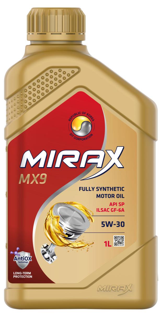 

Масло моторное Mirax MX9 5W30 SP ILSAC GF 6A, 1 л