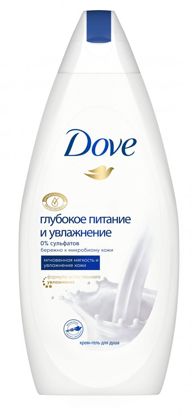 Крем-гель для душа Dove Глубокое питание и увлажнение, 250 мл