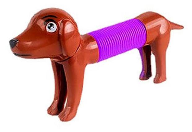 Игрушка-антистресс трубка Собачка
