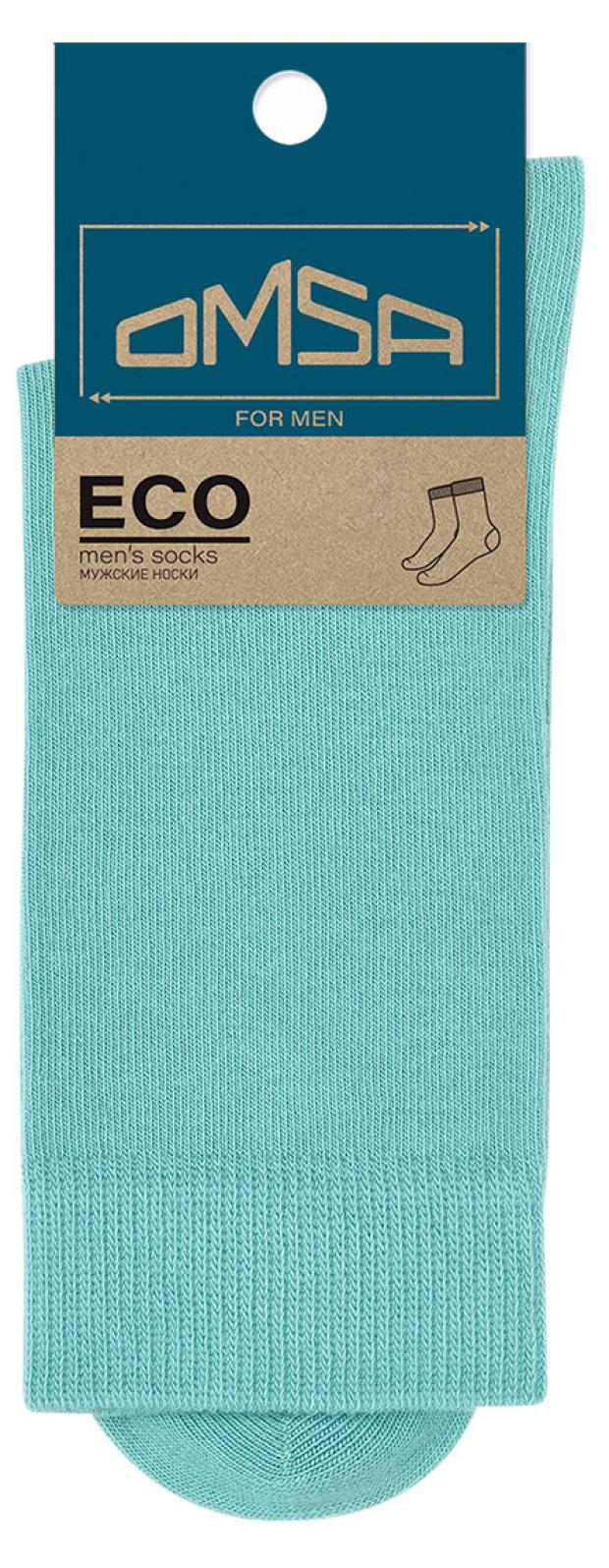 Носки мужские Omsa Eco 401 Colors Azzurro, размер 39-41