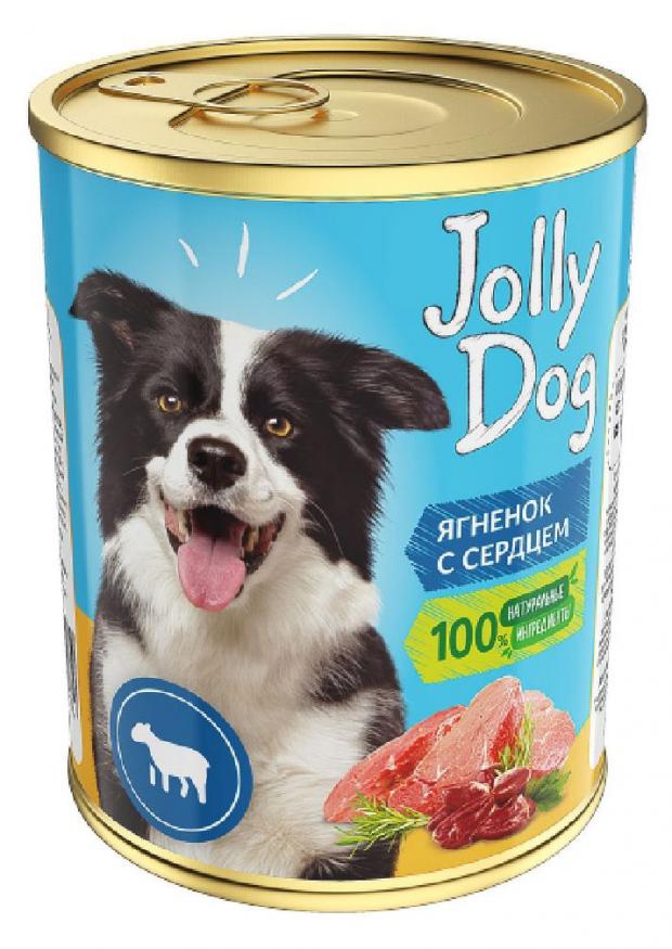 Корм для собак Зоогурман Jolly Dog ягненок с сердцем, 350 г